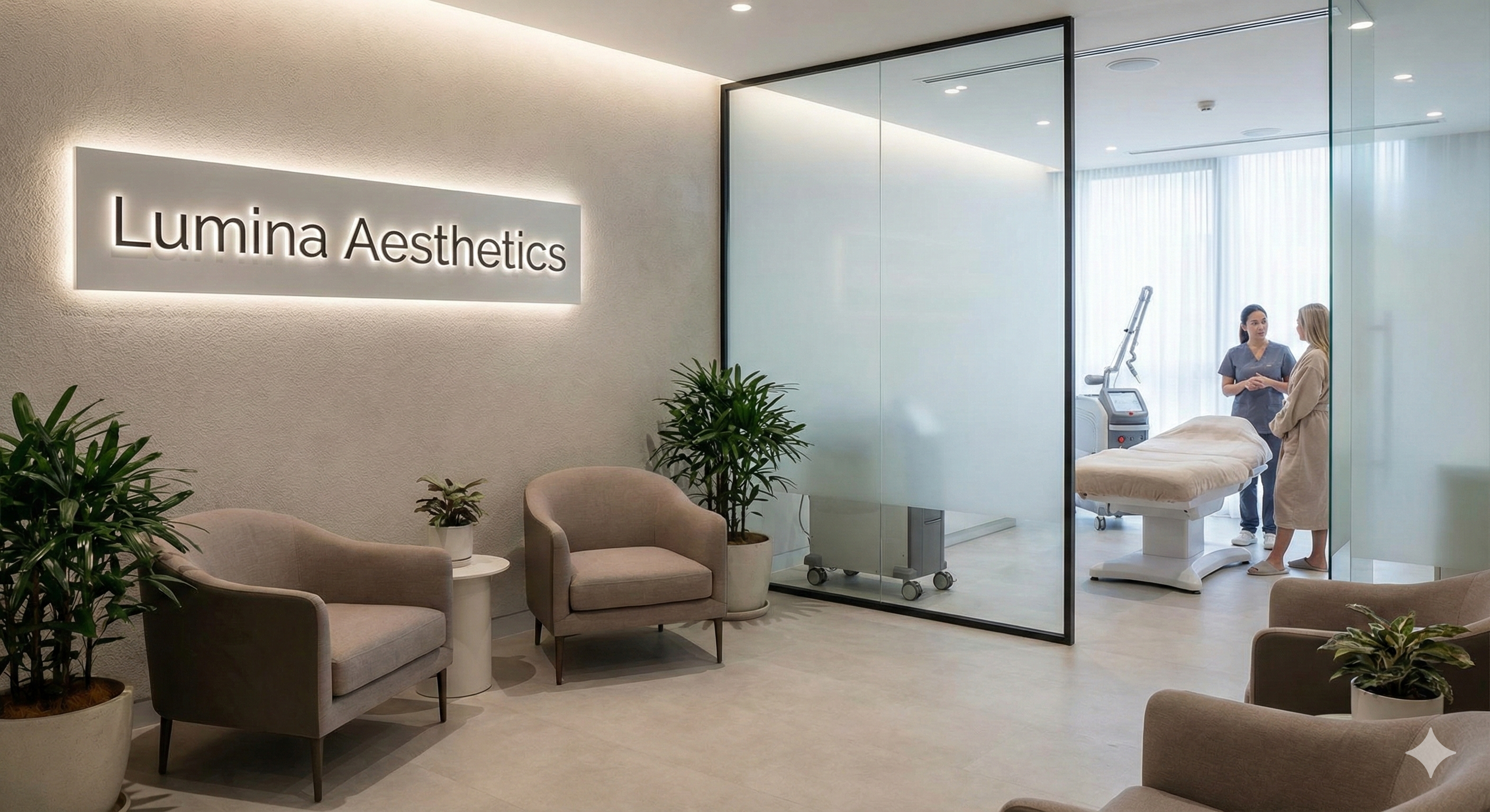 Modern waiting room